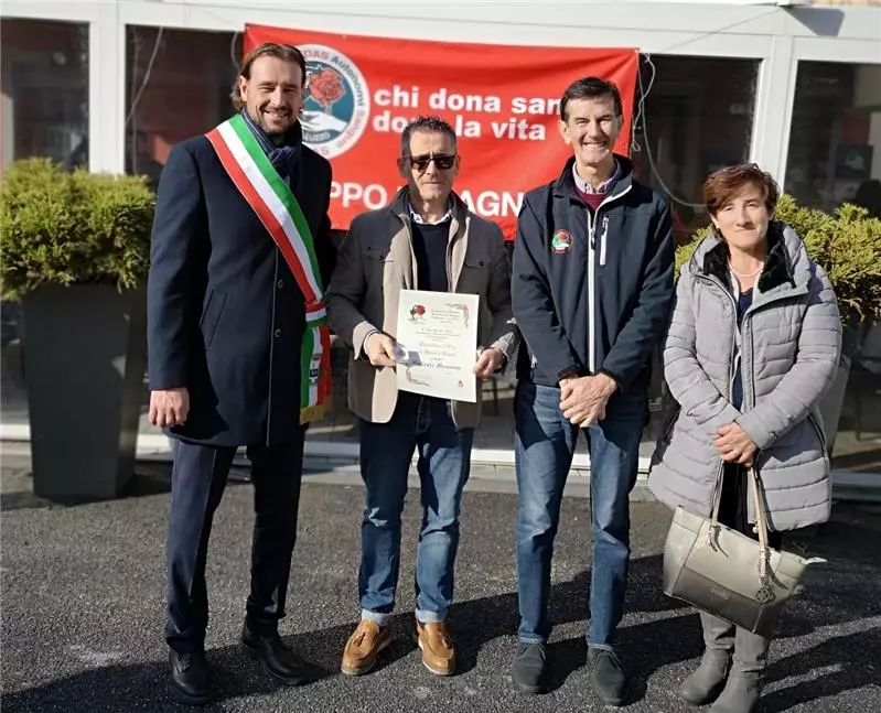 Distintivo d'oro a Massimo Gallesio